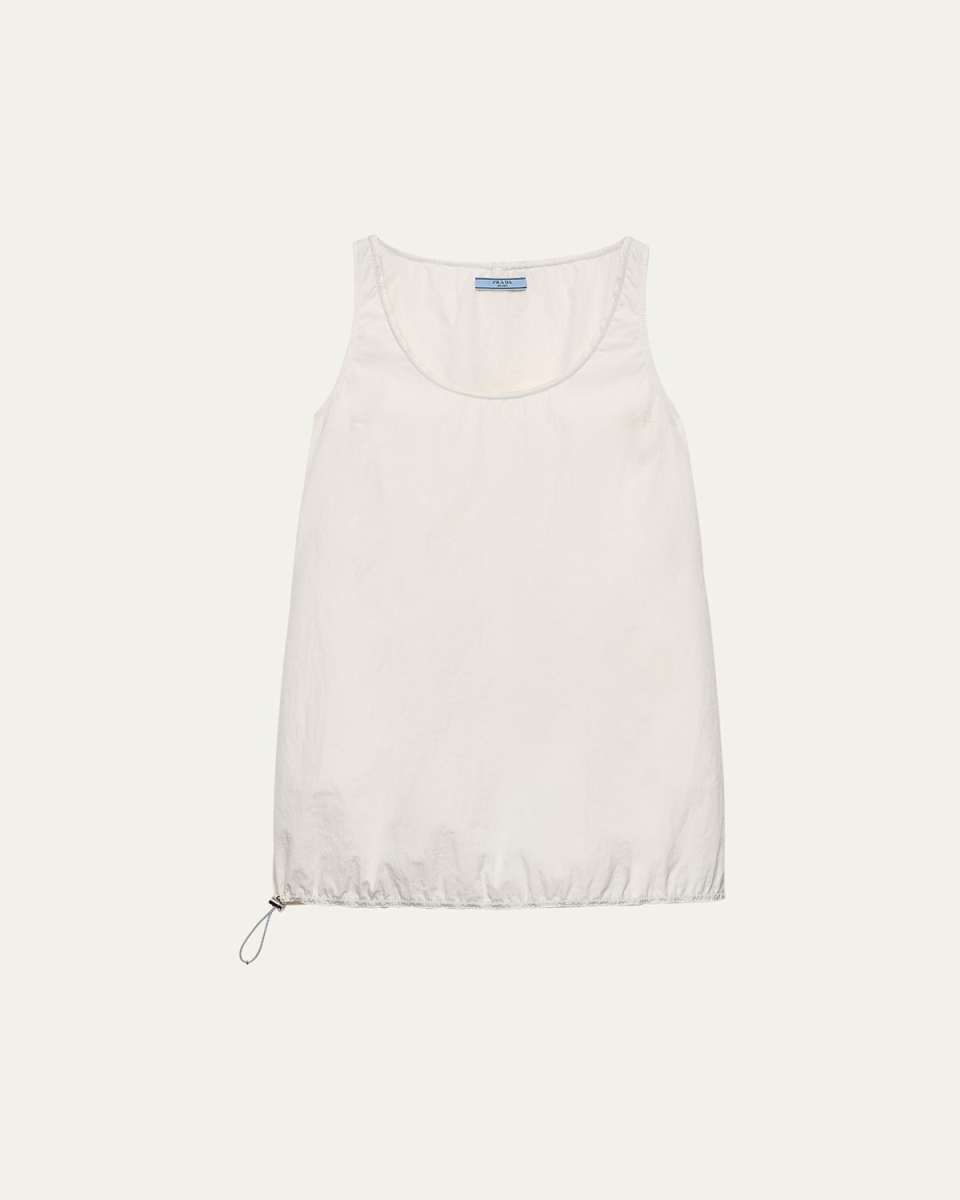 Cinched Drawstring Mini Dress